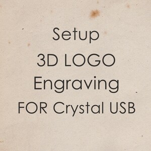 Può includere: Configurazione per l'incisione di loghi 3D per unità USB in cristallo.