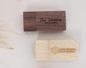 10 pcs Wooden Walnut Maple Flash Drive,  Wooden USB Flash Drive, Dark Wood Usb, Walnut maple  Usb disk,8GB 16GB 32GB 64GB