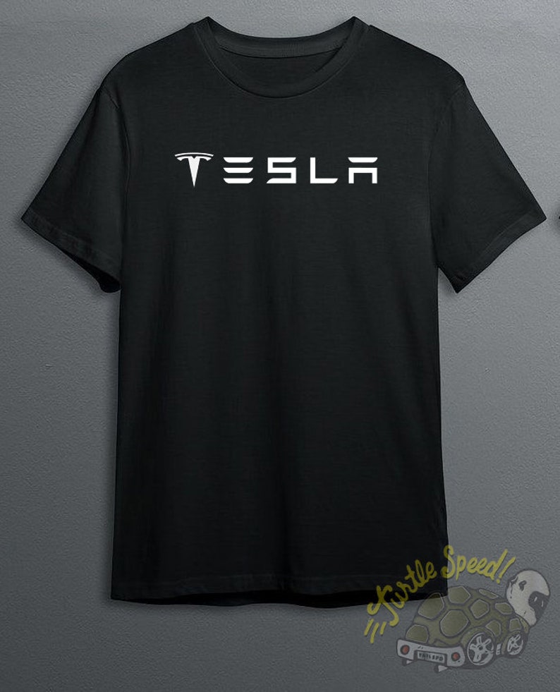 Tesla Logo Style T Shirt Model 3 S Plaid Gildan Black Etsy