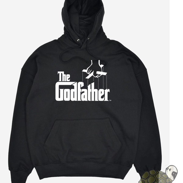 The Godfather Godparent Hoodie Sweater Black Gildan