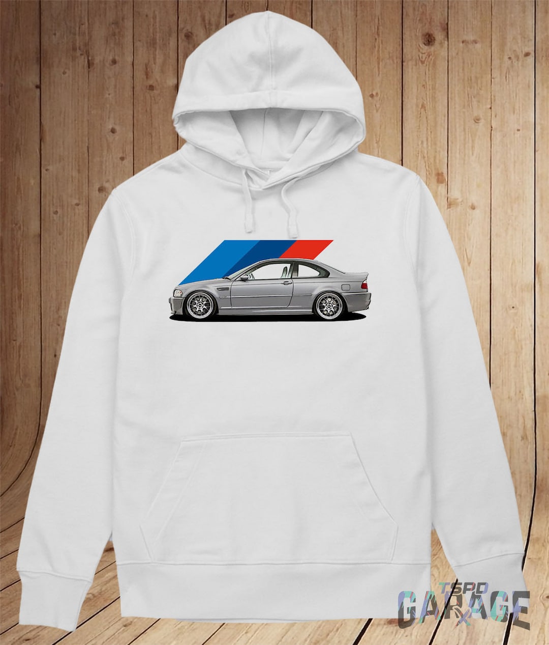 BMW E46 M3 3 Series Style Hoodie White Gildan Softstyle Euro - Etsy