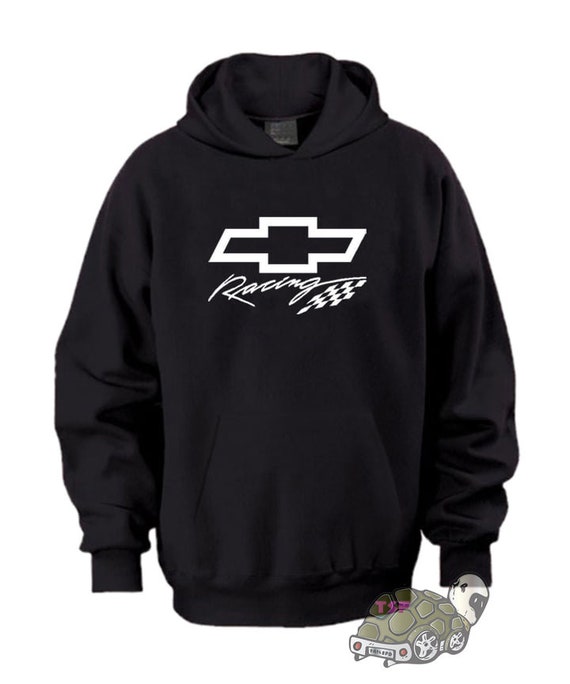 Chevy Racing Style Hoodie Sweater Black Camaro Corvette Etsy