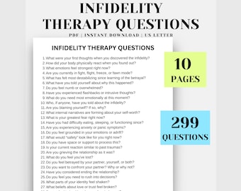 Preguntas para el diario de terapia de infidelidad: 299 preguntas para la recuperación tras una traición (PDF)