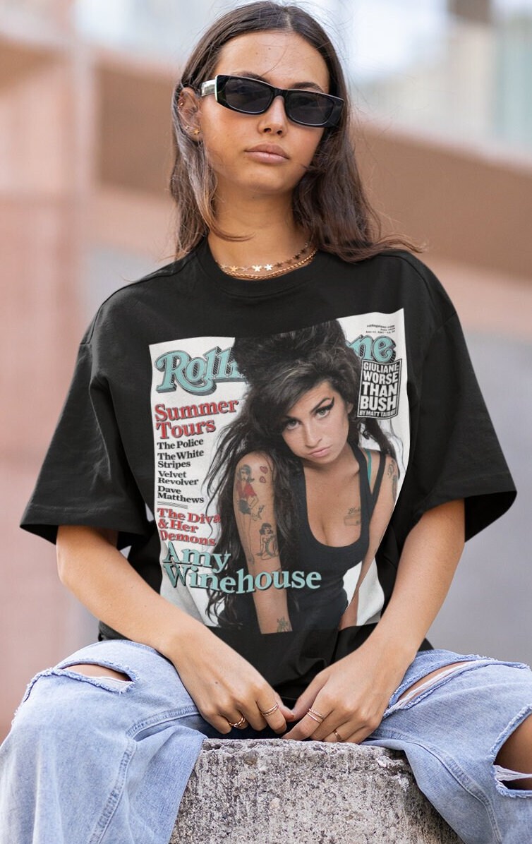 Amy winehouse shirt h&m cheap