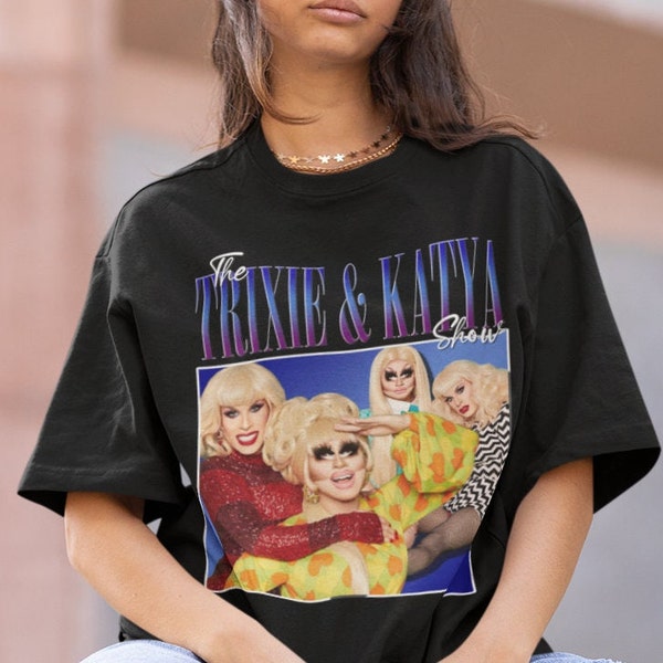 Vintage Bootleg Inspired Tee | The Trixie & katya show Vintage Homage Classic Graphic | the trixie Funny Retro