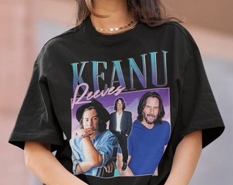 KENAU REEVES T-SHIRT | Kenau Reeves Hommage T-shirt Shirt Sweatshirt Tee Sweatshirt Grappige Vintage Retro 90's