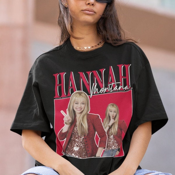 Vintage Bootleg Inspired Tee | Hannah Montana Inspired Vintage Homage Classic Graphic | Hannah Montana Funny Retro