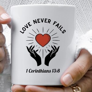 Valentines Day Gift, Valentines Day Mug, Love Mug, Gift For Him, Gift For Her, Christian Mug, Anniversary Gift, Coffee mug, Tea mug,