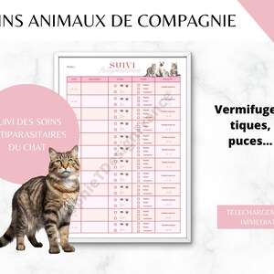 ペットケアトラッカー、ペットスケジュール、猫追跡チャート、ペット印刷可能ファイル