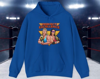 Perfect Excellence Hooded Sweatshirt | Old School Wrestling Fan Gift