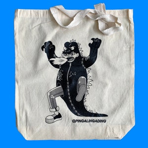 Gozilla Tote Bag