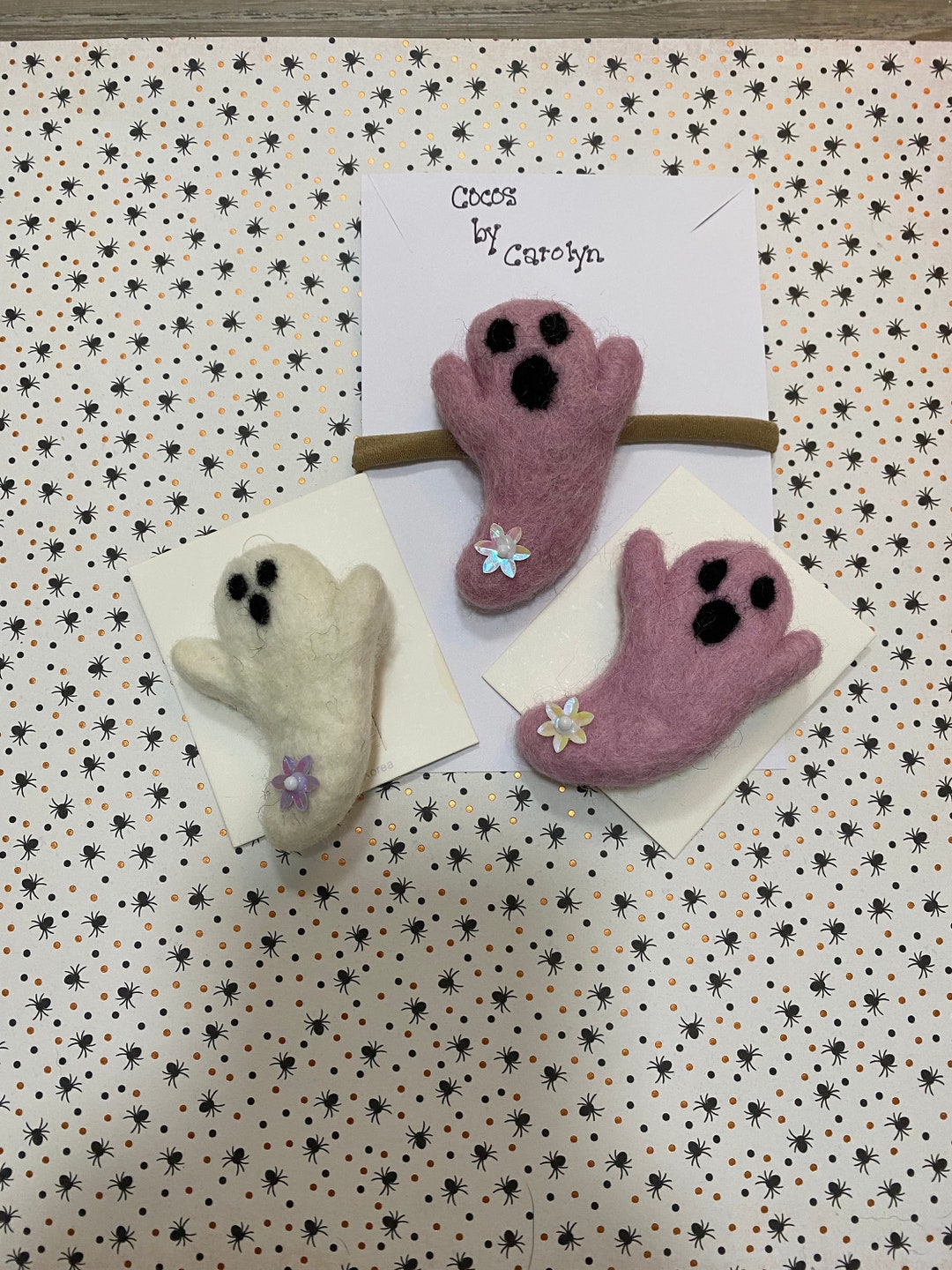 Halloween Ghost Hair Clip, Halloween Hair Clip, Halloween Hair Accessories, Toddler Halloween