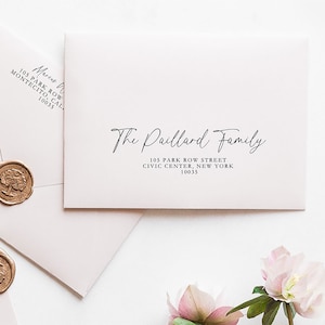 Printable Envelope Address Template, Editable Wedding Address Labels, Instant Download, Rustic Wedding DIY, Envelope Template, Simple ENV01
