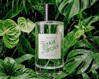 Tropical Petrichor (Ozone, Rain-Soaked Soil, Island Florals) - 100 ML PERFUME