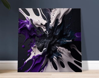 Farbspritzer, Marmormuster, abstrakte scharfe fotorealistische Fotografie scharf 4K detailliert 7