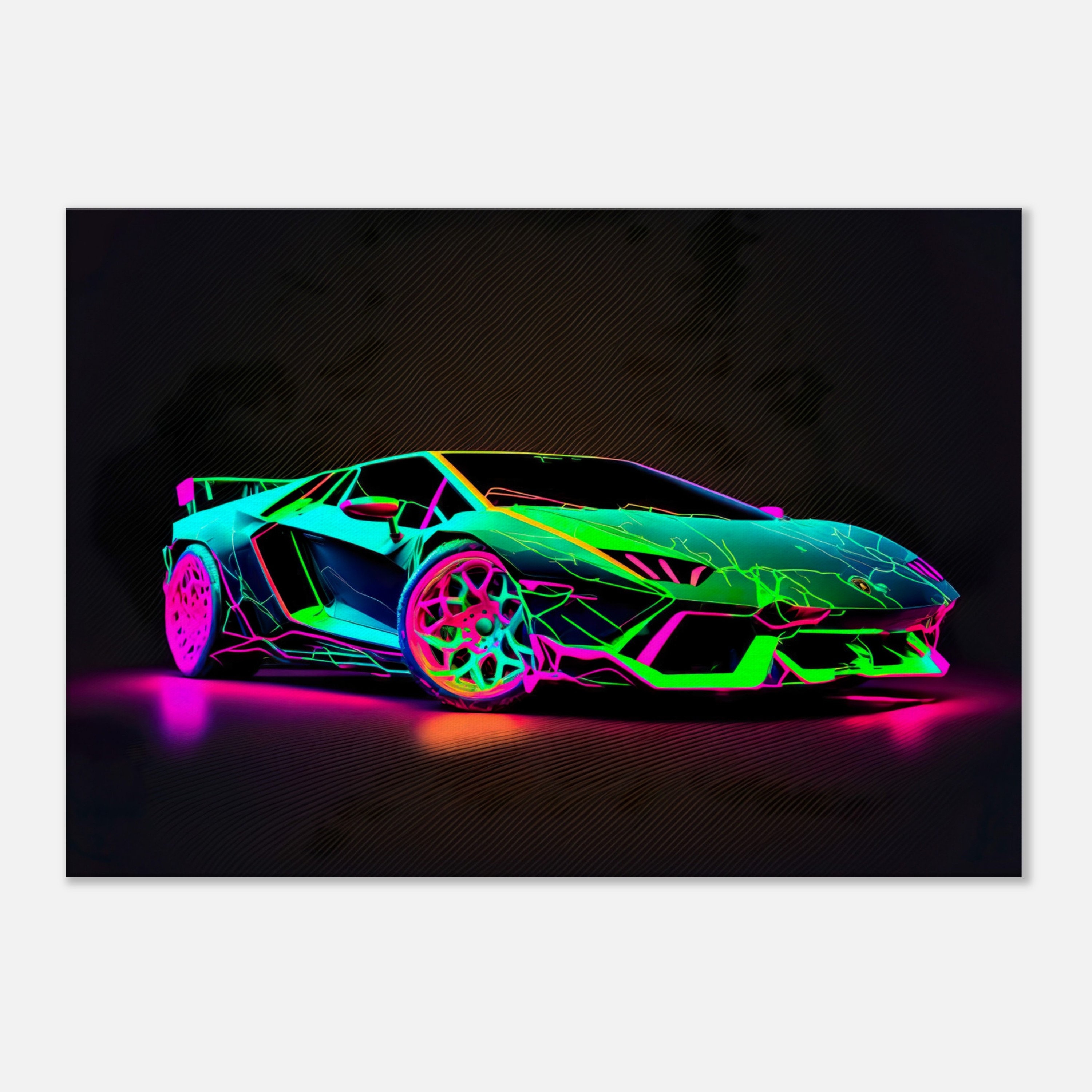 Neon Lamborghini - Etsy