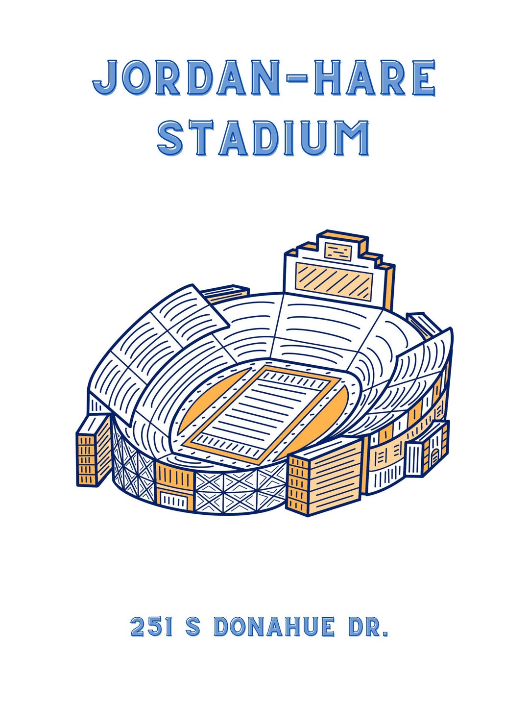 Jordanhare Stadium Etsy