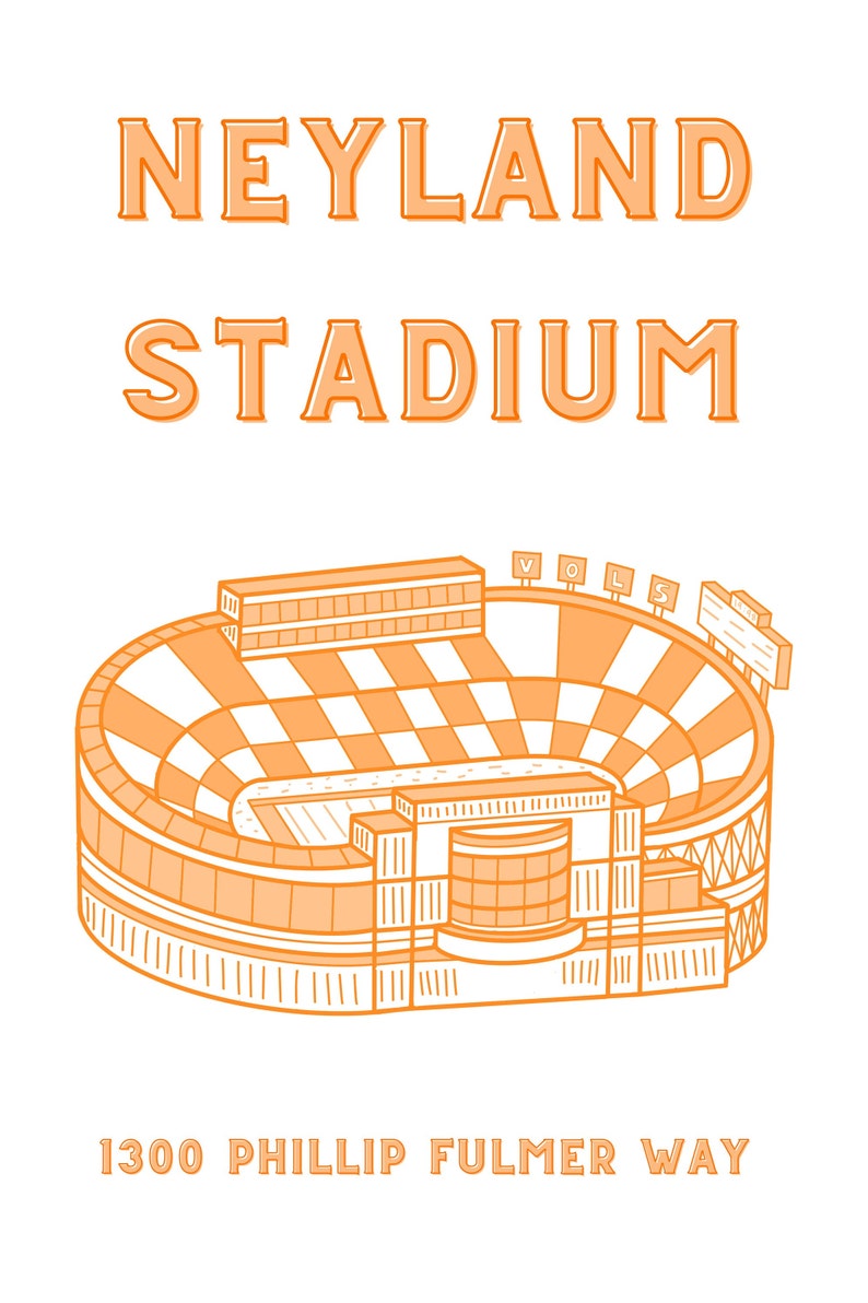 Neyland Stadium - Etsy