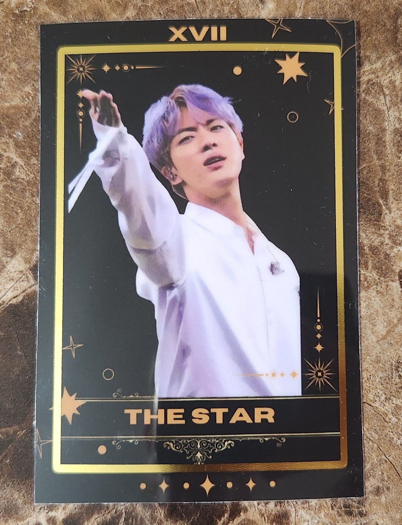 BTS Tarot Gold Stamp Vinyl Kpop Sticker - Etsy
