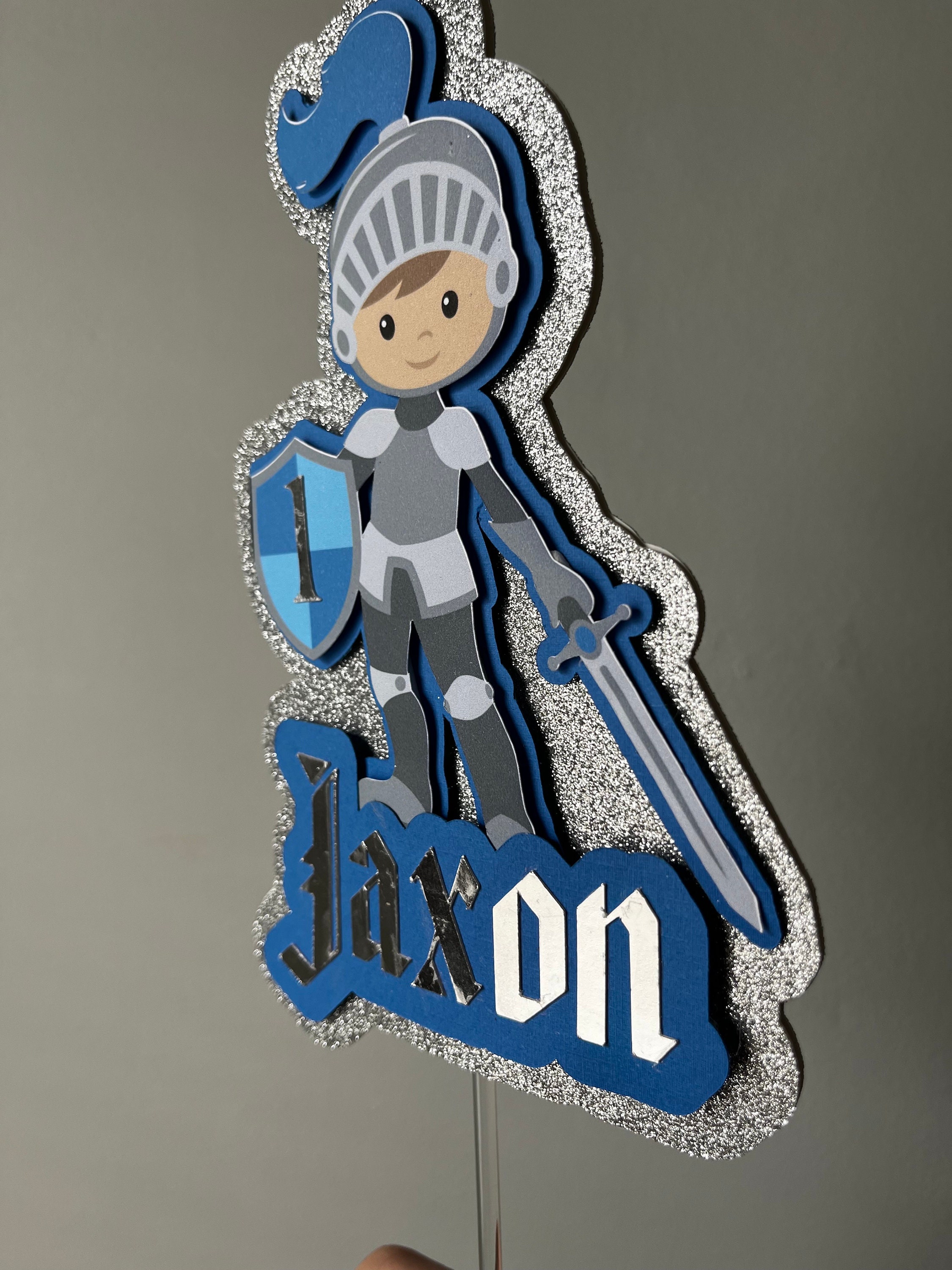 Knight Grad Topper Personalized Knight Cake Topper - Etsy