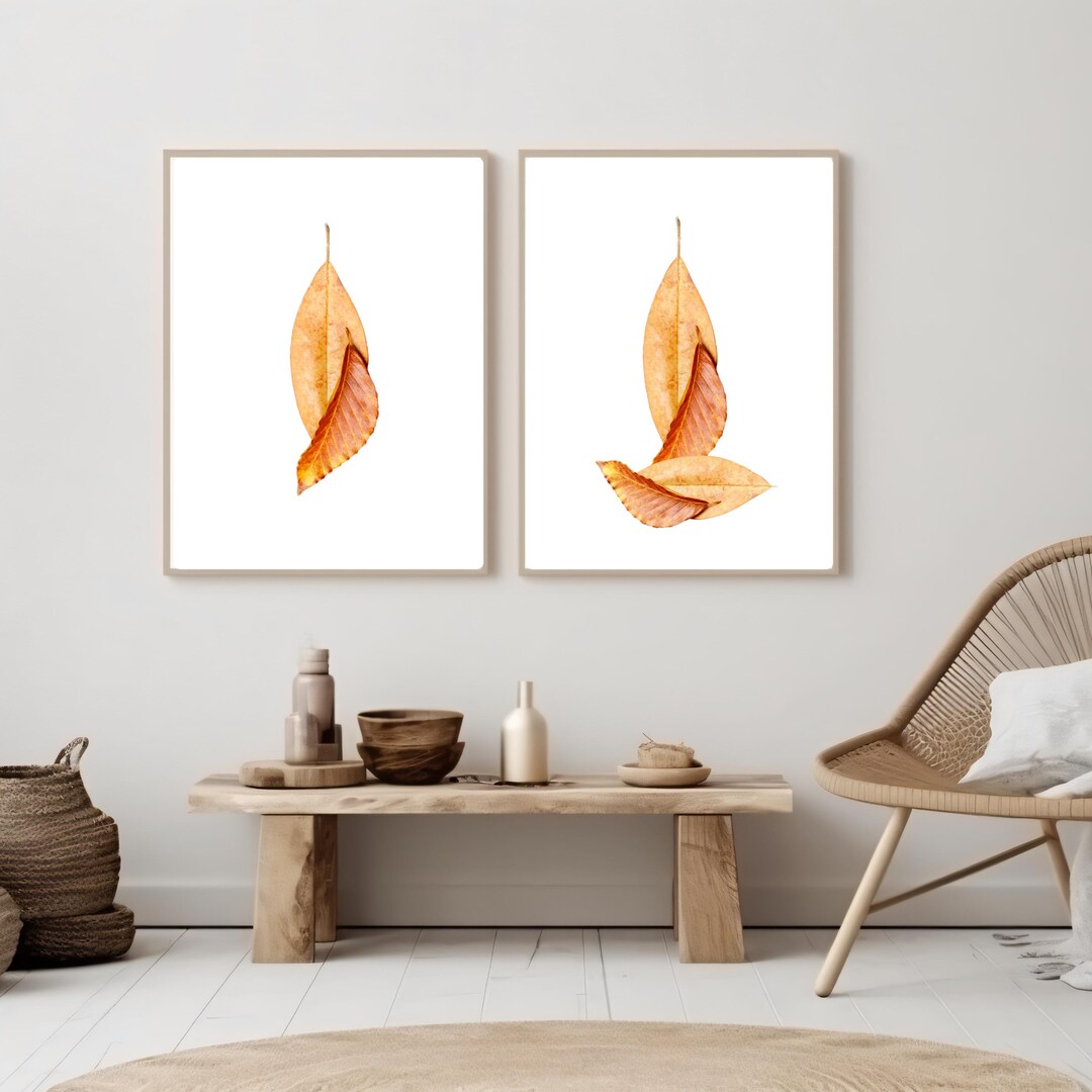 Autumn Leaves Wall Art Print Set: Fall Home Decor (digital Download) - Etsy