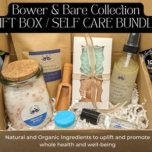 Spa Gift Set Aromatherapy Gift For Her Self Care Spa Set Natural Spa Care Package Gift Set