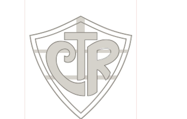 May include: A light gray shield-shaped logo with the letters "CTR" in a stylized font. The letters are in a lighter shade of gray and are overlaid on a grid pattern within the shield.