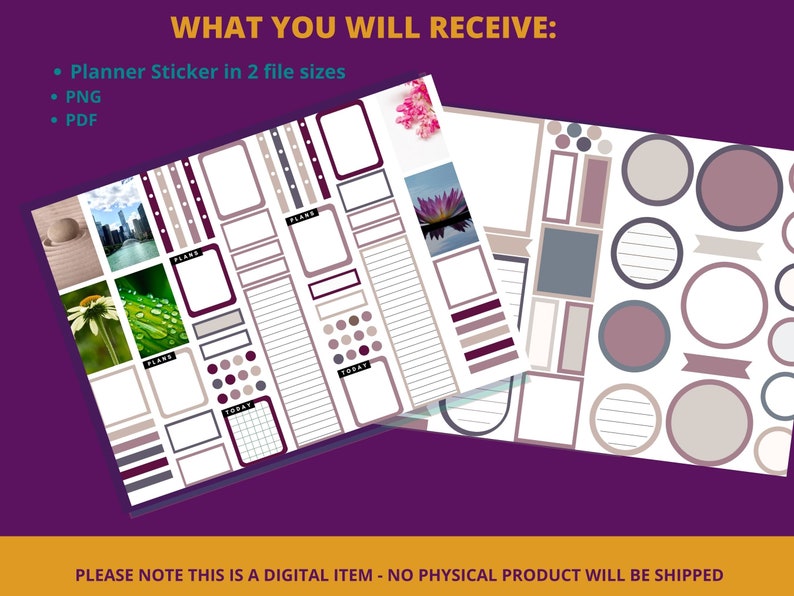 Happy Planner Digital Downloadable Printable Sticker Cityscape Etsy