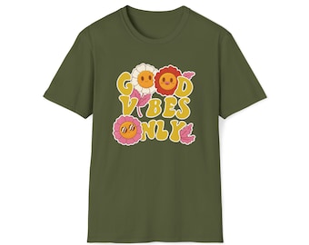 Good Vibes Shirt: Spread Positivity with our Stylish and Unique Designs - Perfect for Everyday Wear