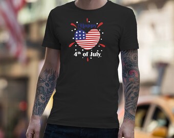 American Flag USA, United States Of America, US 4th of July T-Shirt