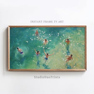 Frame TV Summer Beach Art, Beach Frame TV Art, Beach Coastal TV Art, Ocean Beach Screensaver, Summer Coastal Tv Art Digital Download