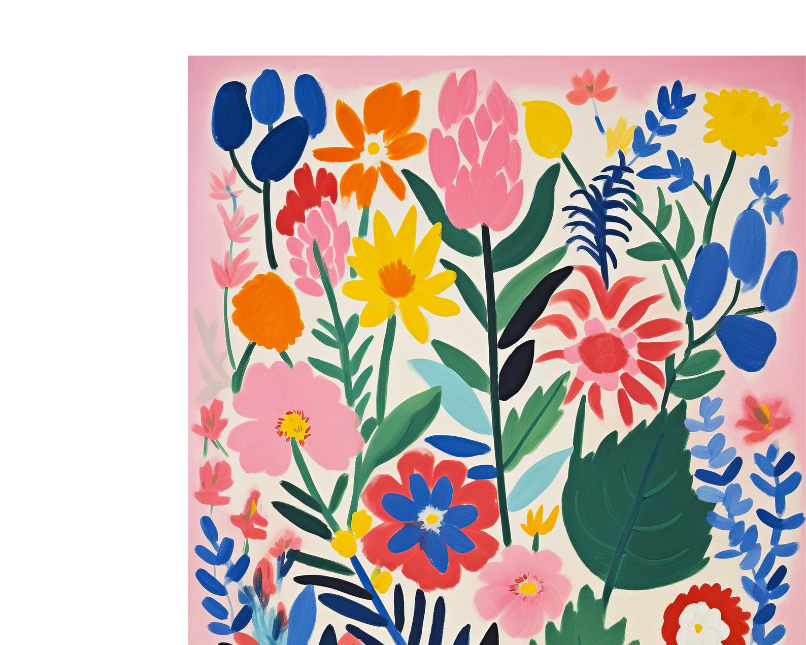 Vintage Wildflowers Printable Wall Art Vintage Wall Art Etsy