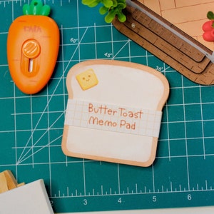 Butter on Toast Memo Pad | Stationery Note Pad | Cute