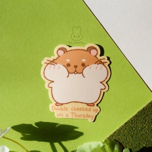 Cheeky Hamster Sticker