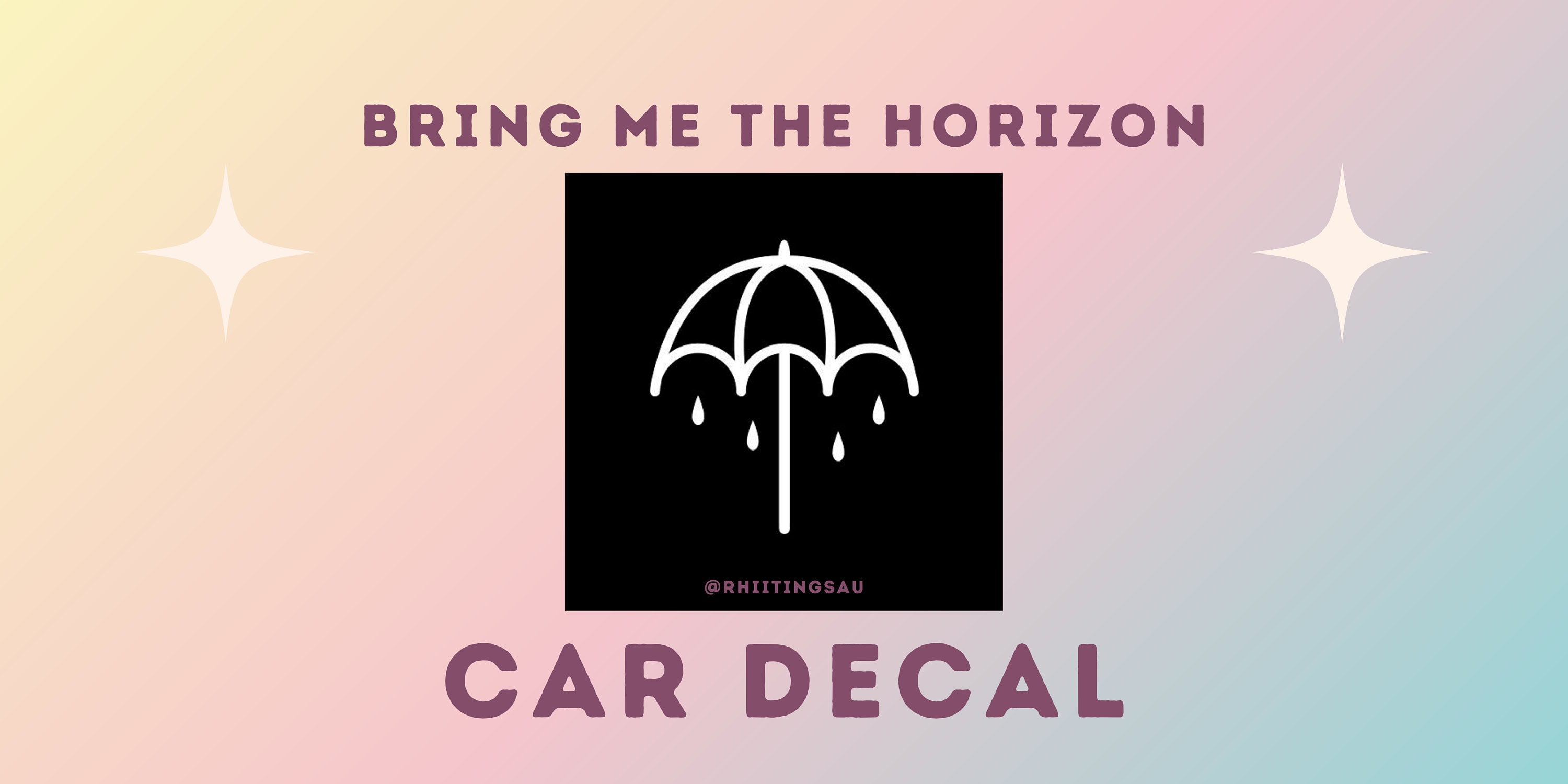 Bring Me the Horizon - Car Decal - BMTH - Etsy