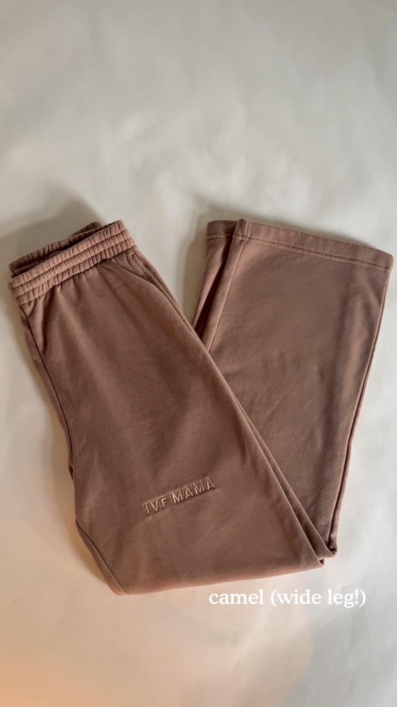 Pantalones deportivos para mamás de FIV - Infertilidad - Conjunto para el día de la transferencia - Regalo de FIV - FIV - Pantalones deportivos para mamás de fertilización in vitro - Mamá de FIV imagen 2