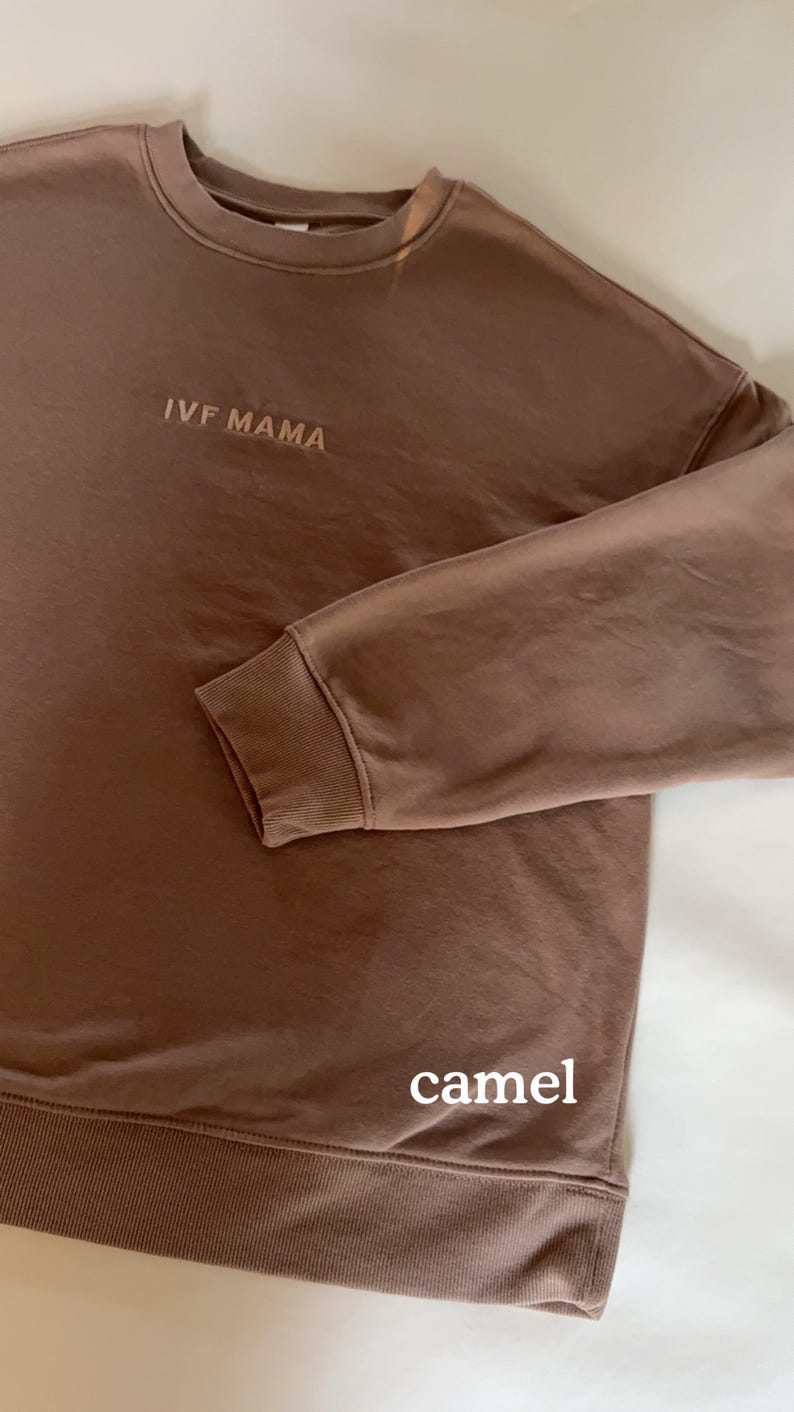 IVF Mama Crewneck - IVF Mama Sweatshirt - InVitroFertilization Mama Sweatshirt - Mama Clothing - Motherhood - IvF Gift - Infertility image 3