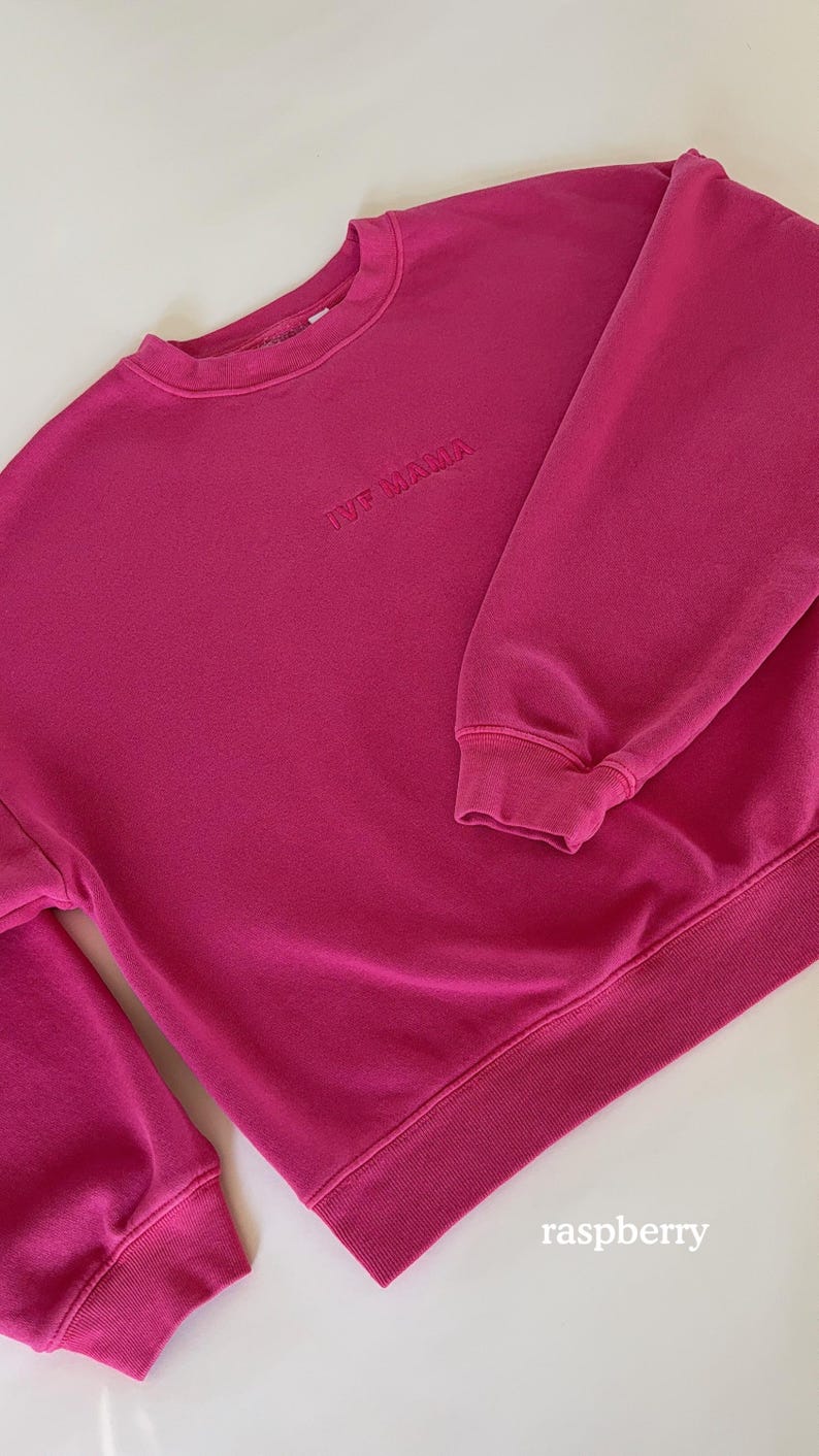 IVF Mama Crewneck - IVF Mama Sweatshirt - InVitroFertilization Mama Sweatshirt - Mama Clothing - Motherhood - IvF Gift - Infertility image 8