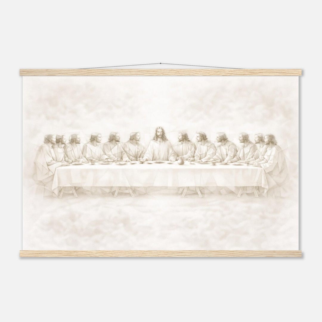 The Last Supper Wall Art | Christian Fine Art Print | Traditional ...