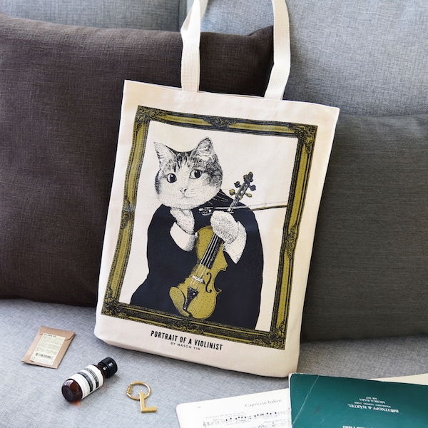 Violinist Tote Bag