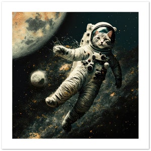 Cat Astronaut Poster -  Canada