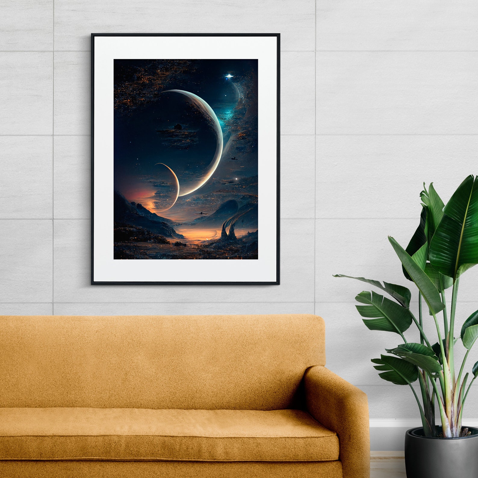 Abstract Space Digital Wall Art Instant Download Space Etsy