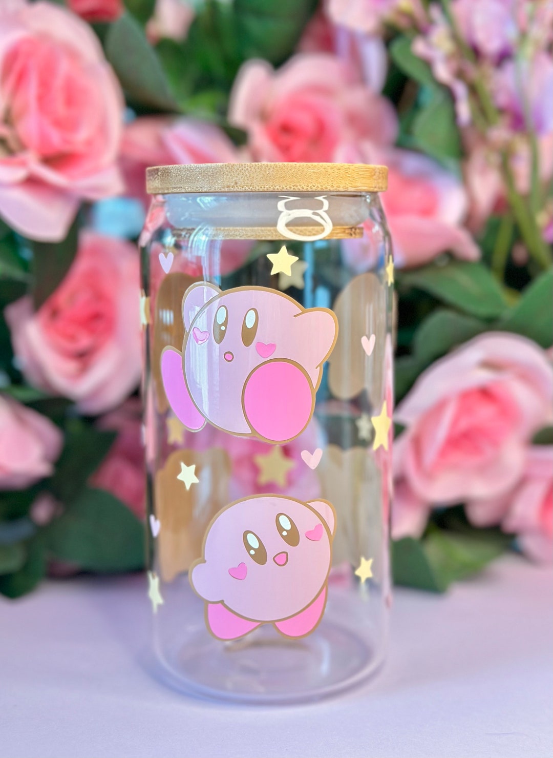 Kirby Glass Cup Etsy