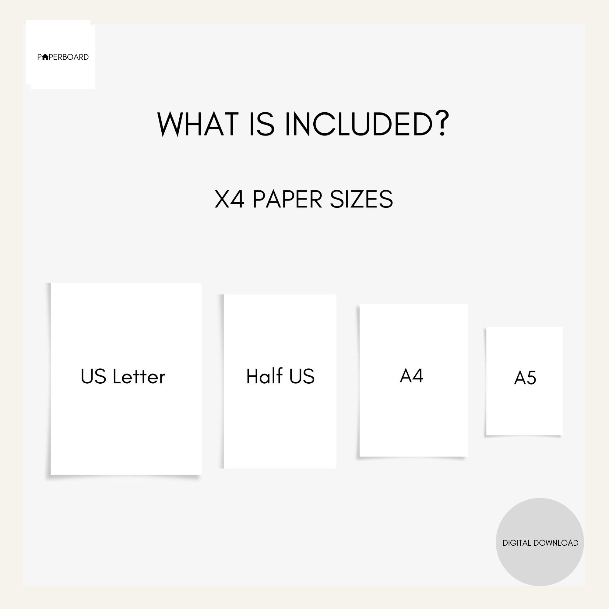 Minimalist Planner Printable Planner Daily Schedule - Etsy