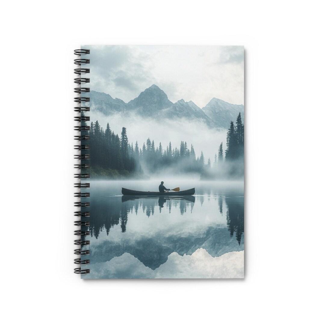 Canoeing Journal Spiral Notebook Ruled Line Camping Journal Travel ...