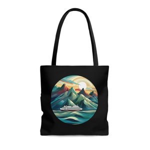 Alaska Cruise Tote bag, Alaska cruise shopping bag, Alaska cruise souvenir, Cruise reusable shopping bag, Alaska cruise prep