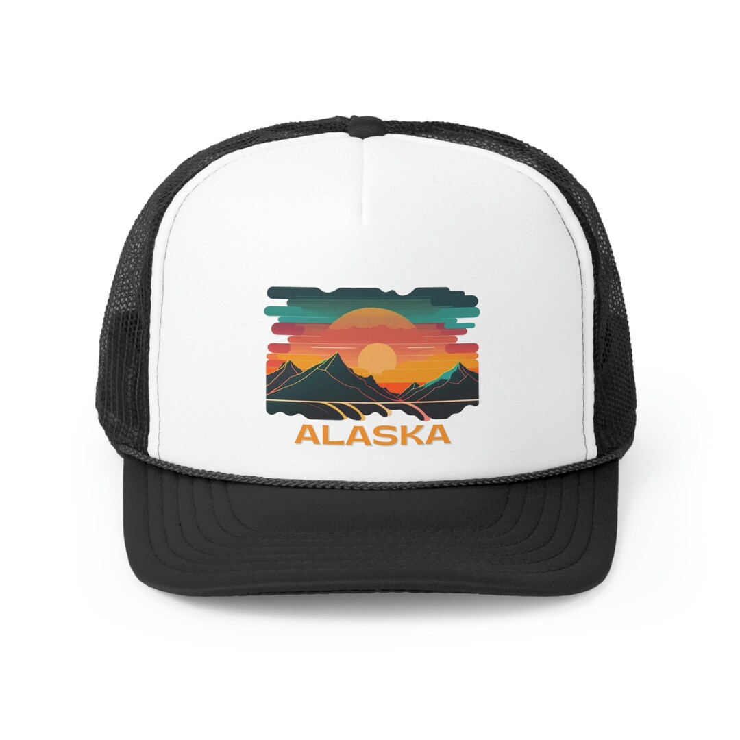 Alaska Trucker Cap, Alaska Trucker Hat, Alaska Ball Cap, Alaska Trucker ...