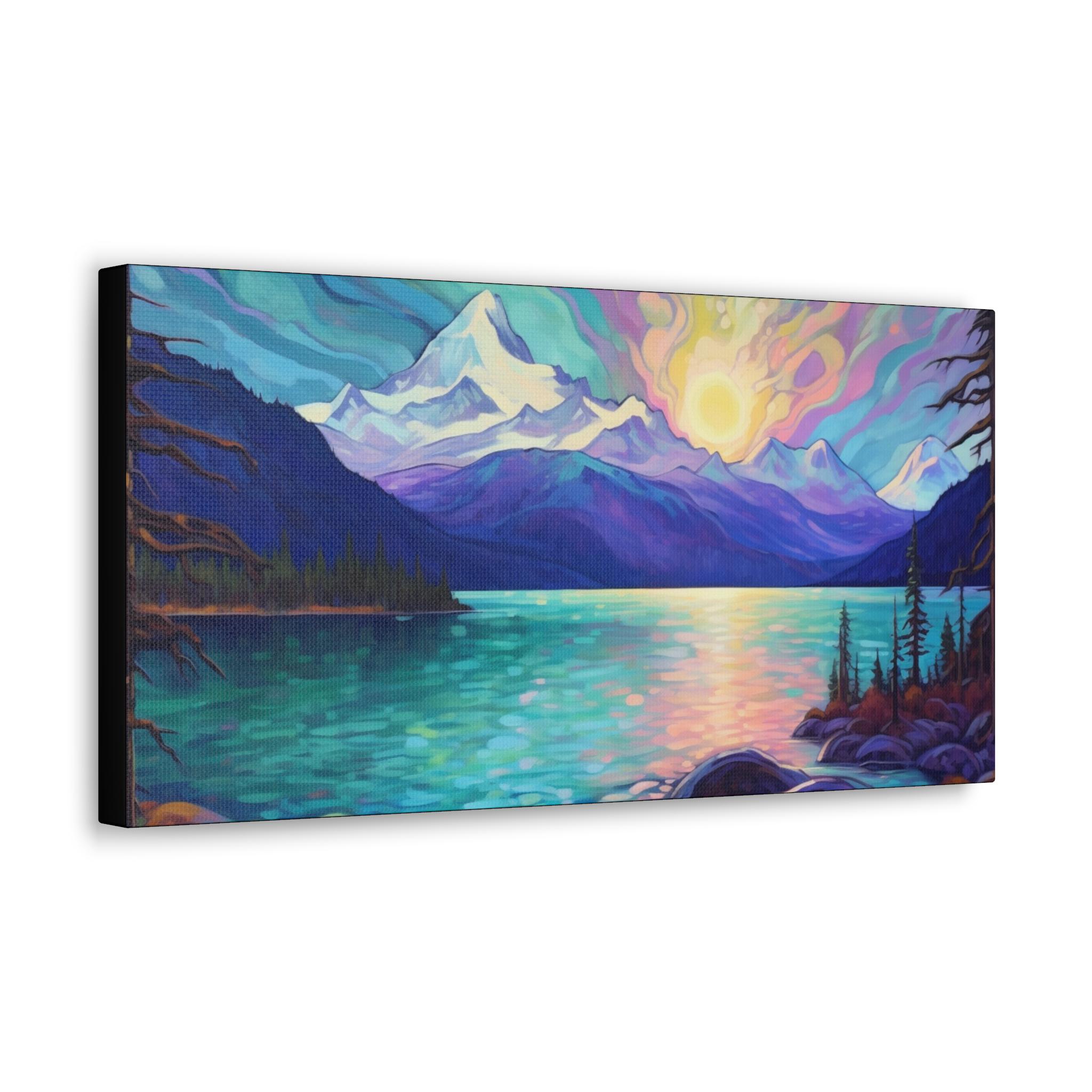 Alaska Fjord Print on Canvas, Alaska Wall Art, Southeast Alaska Fjord Print on Canvas, Alaska Wall Art, Southeast