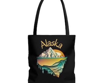 Alaska tote bag, Alaska shopping tote, Alaska shopping bat, Alaska cruise tote, Cruise shopping bag, Alaska gift, Alaska souvenir