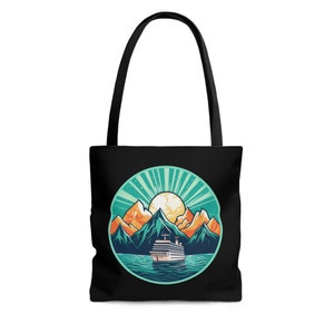 Alaska cruise tote bag, Alaska cruise shopping bag, Alaska cruise prep, Cruise shopping tote, Alaska cruise souvenir, Alaska cruise gift